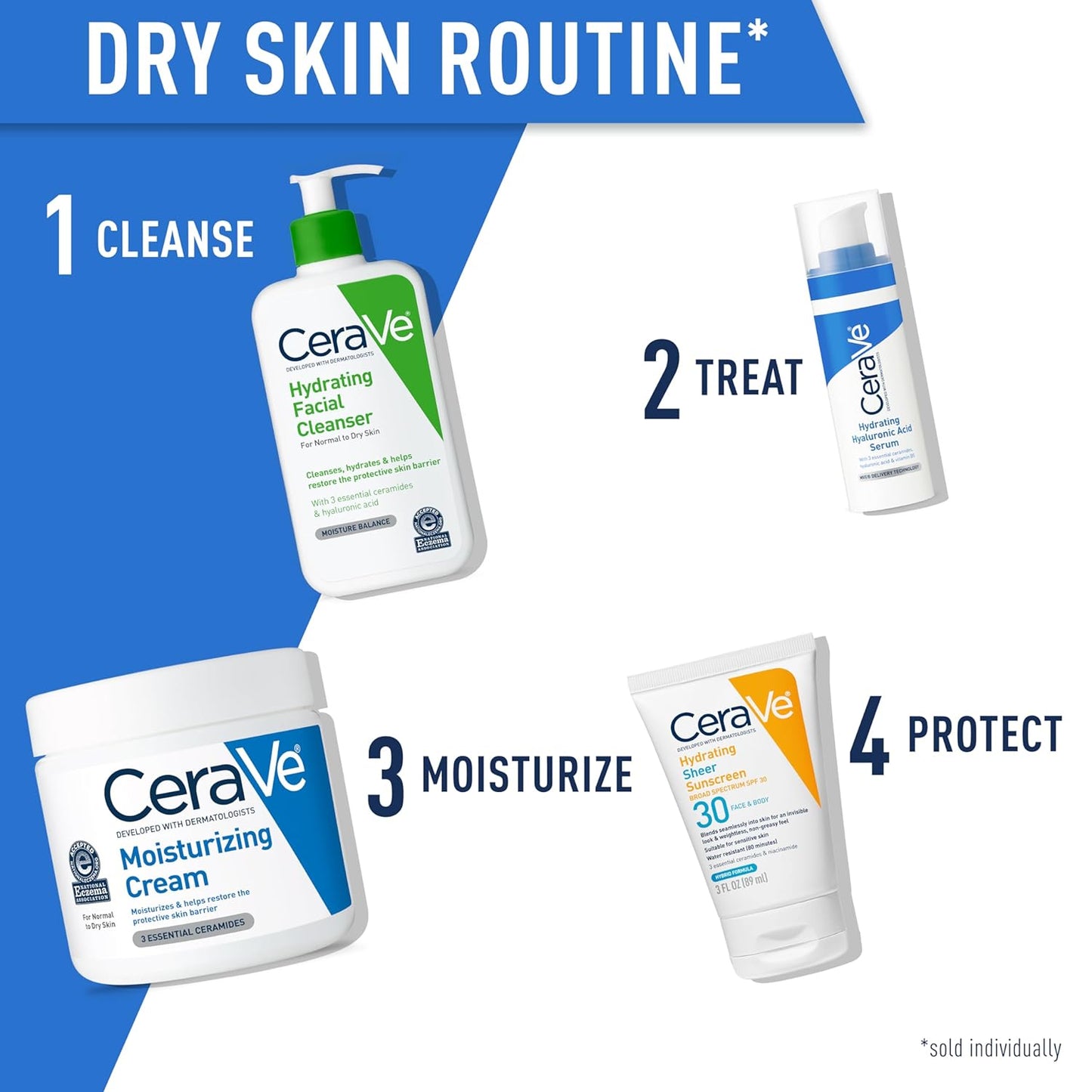 CeraVe Moisturizing Cream, Body and Face Moisturizer for Dry Skin (19 Ounce)