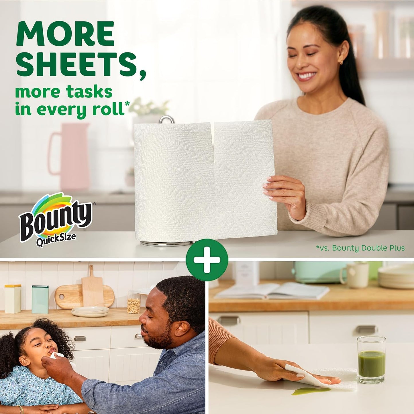 Bounty Quick Size Paper Towels 20 Regular Family Rolls