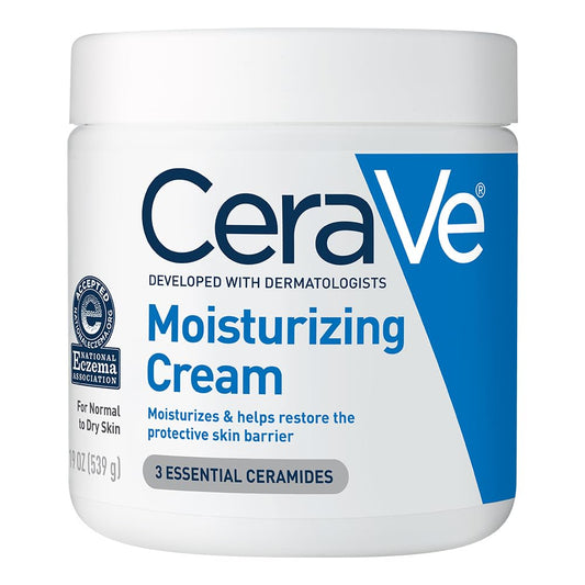 CeraVe Moisturizing Cream, Body and Face Moisturizer for Dry Skin (19 Ounce)