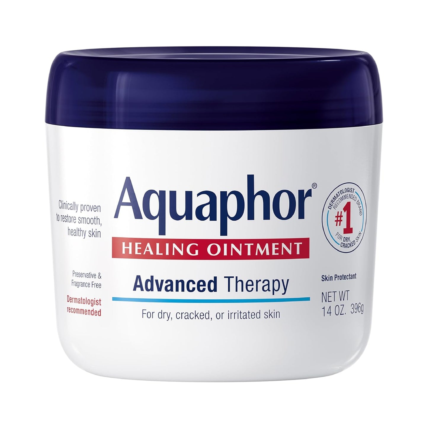 Aquaphor Healing Ointment, Advanced Therapy for Dry Skin Body Moisturizer