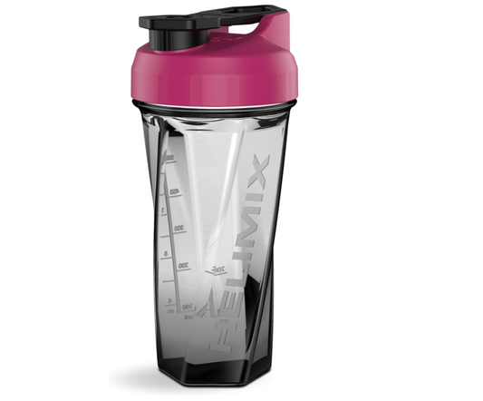 HELIMIX 2.0 Vortex Blender Shaker Bottle Holds upto 28oz (Pink)