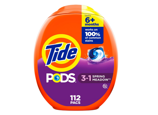 Tide PODS Laundry Detergent Pods, Stain Remover and Color Protector (112 Count)